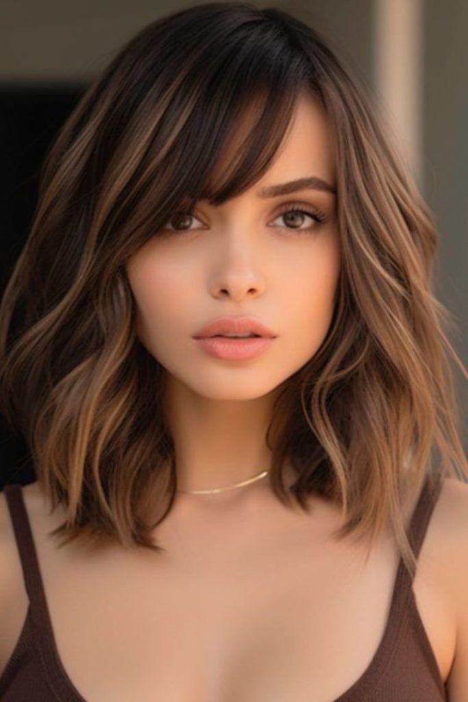 Golden Angle Bob Haircut
