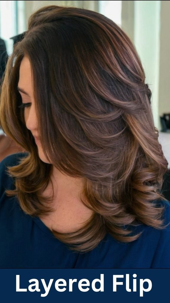 Layered Flip Hairstyle