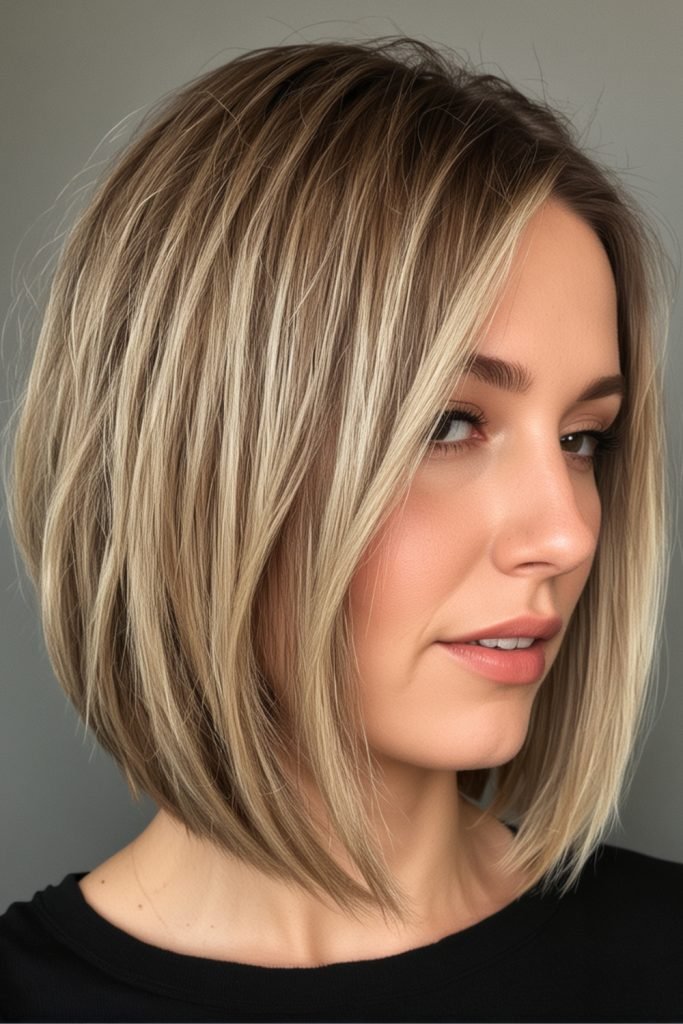 Low Maintenance Long Bob Hairstyle