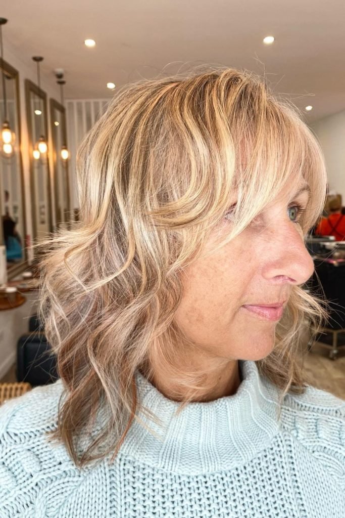 Soft Pastel Shag Hairstyle