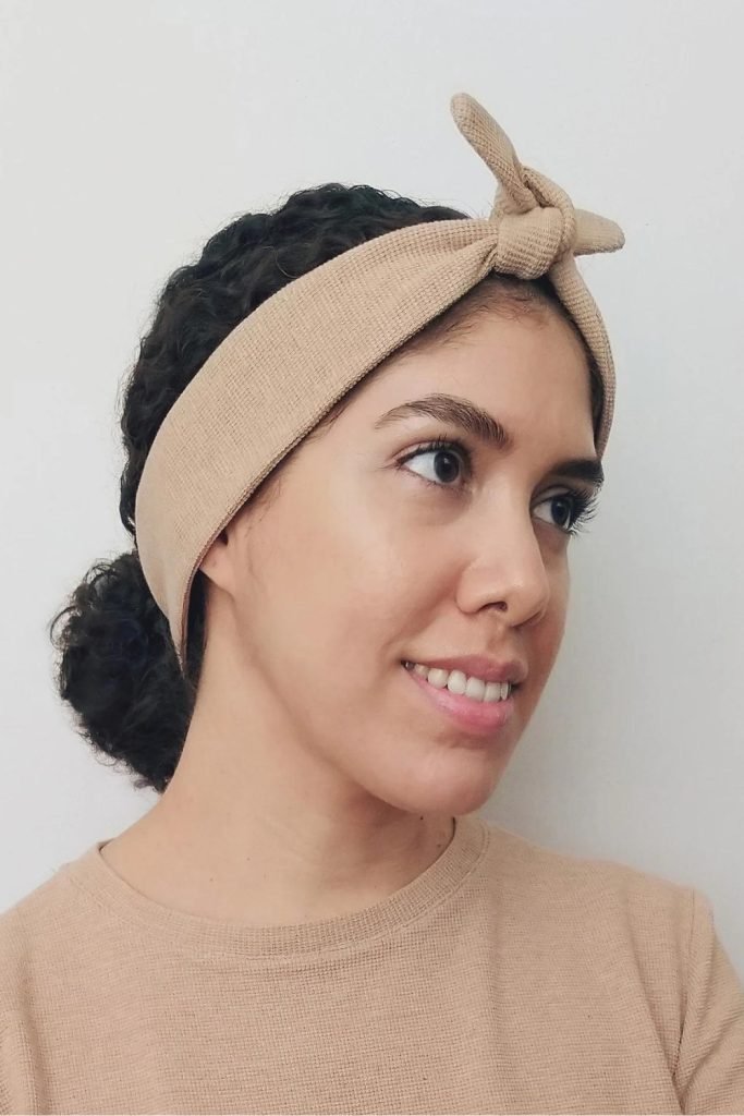 Top Knot with Accessories Hairstyle