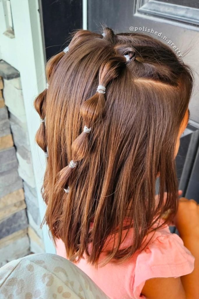 Twisted Tendril Ponytails