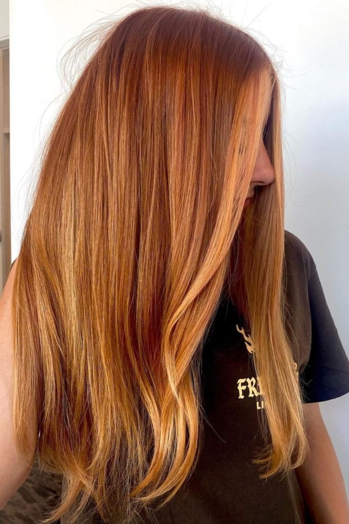 Copper Autumn Ember Hair Color