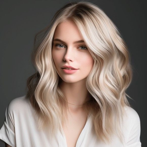 Golden Ice Hair Color