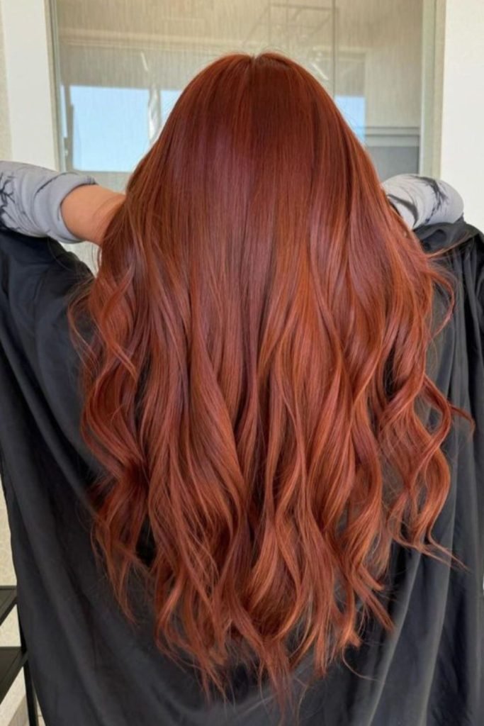 15. Spiced Auburn Hair Color