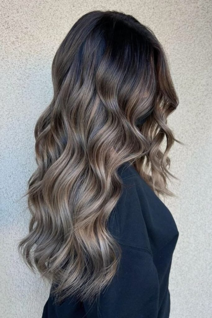 Cascading Silver Waves