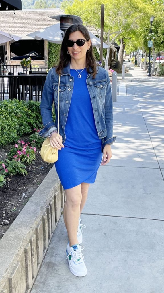 Casual Dress and Sneakers