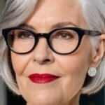 15. Side-Parted Silver Bob