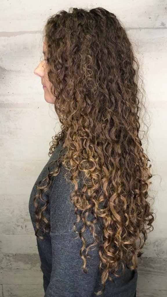 15. Spiral Perm on Long Hair
