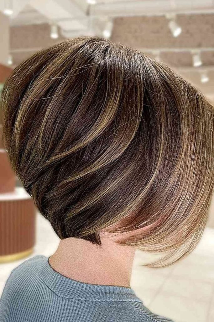 15. Voluminous Pixie with Silk Press