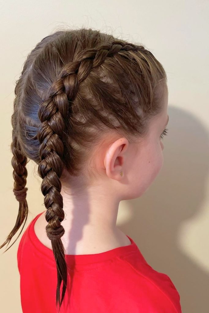 Youthful Shieldmaiden Braids