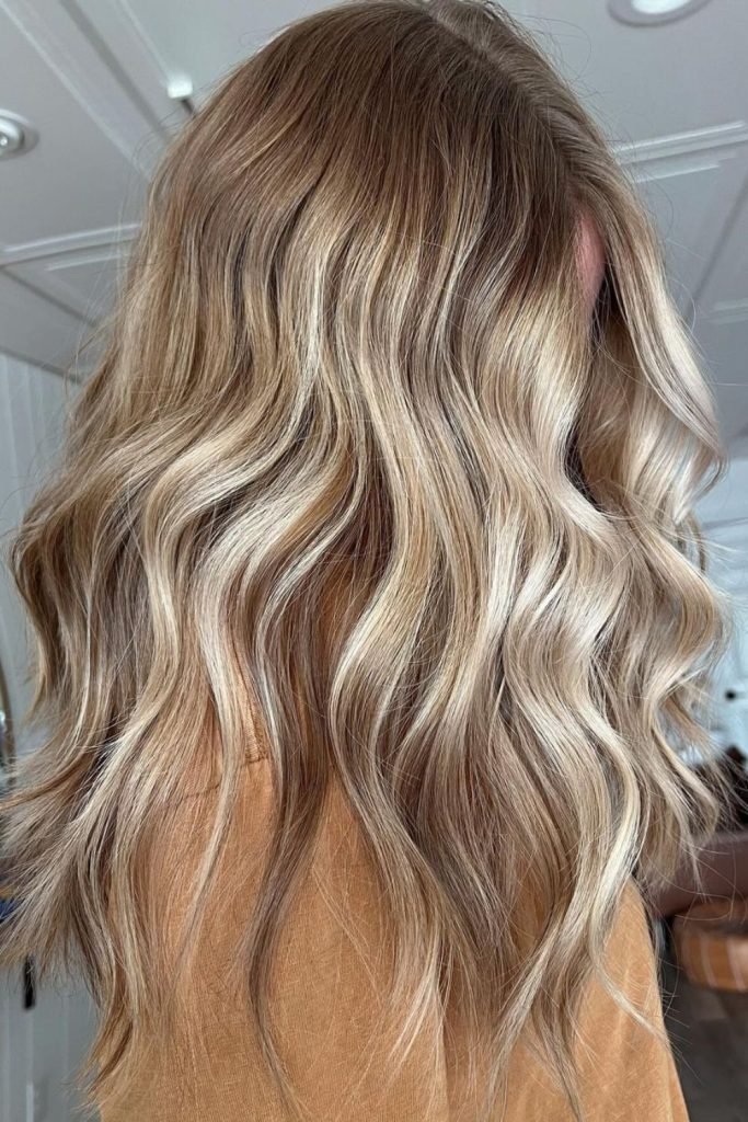 Crystal Blonde Glaze Balayage