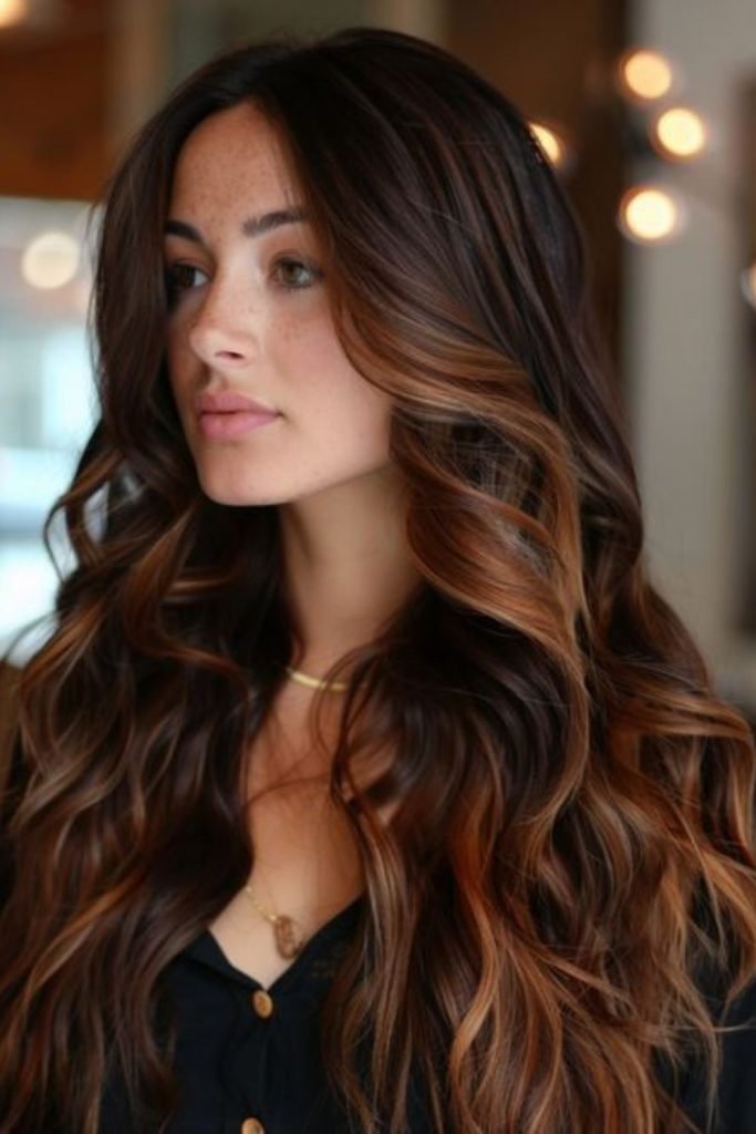 16.Dark Auburn Lowlights