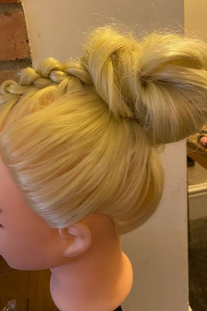 Casual High Knot Bun