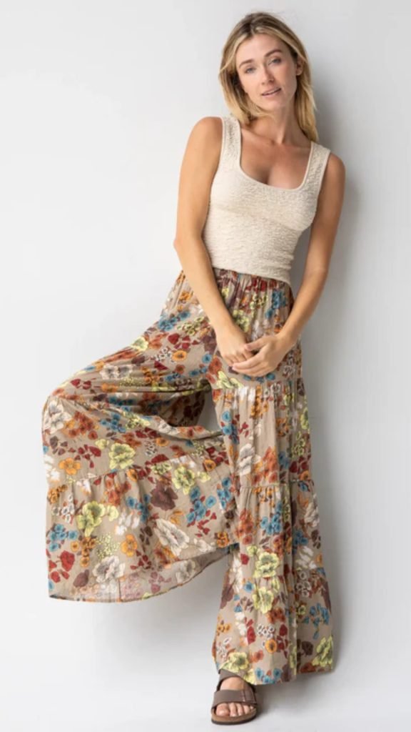 16. Palazzo Pants and Halter Top