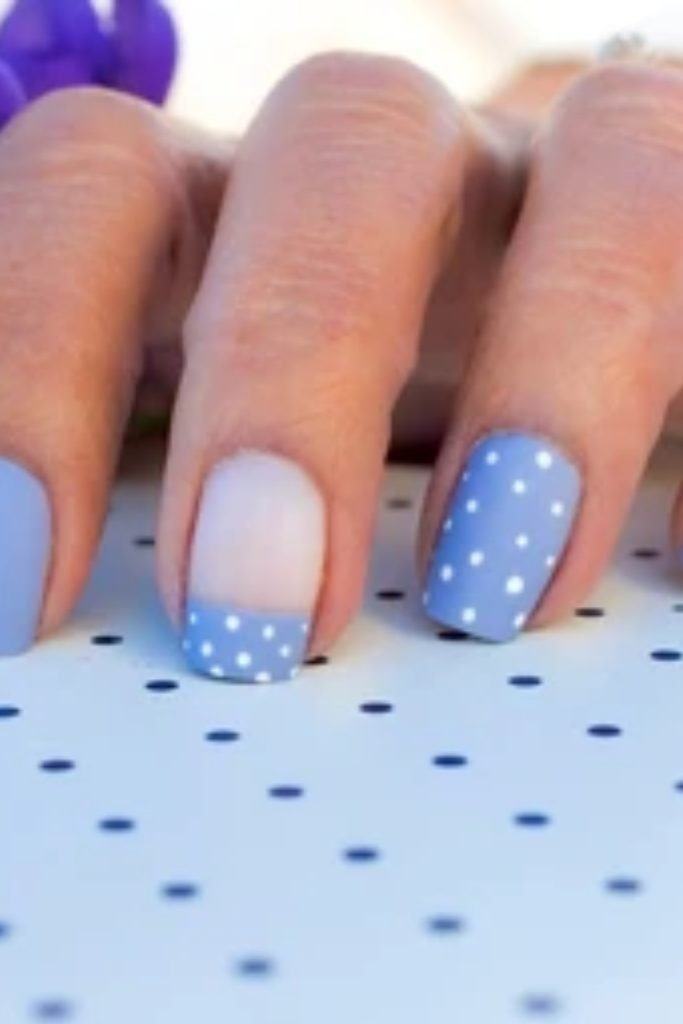Periwinkle Polka Dots Dress
