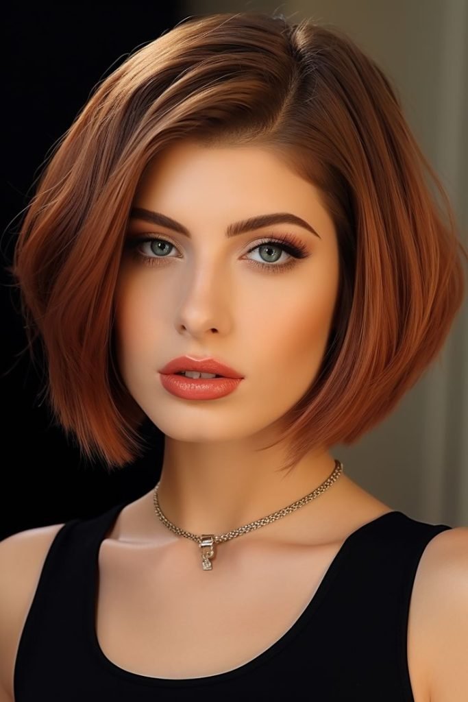 Side-Swept Bob Hairstyle