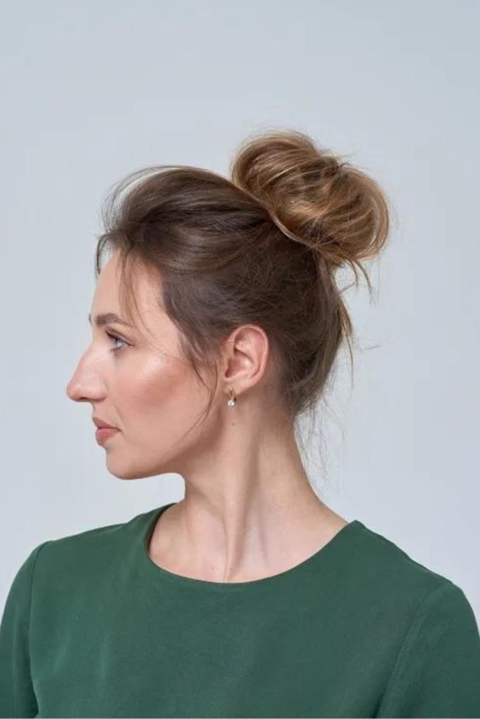 Soft and Massive High Messy Bun