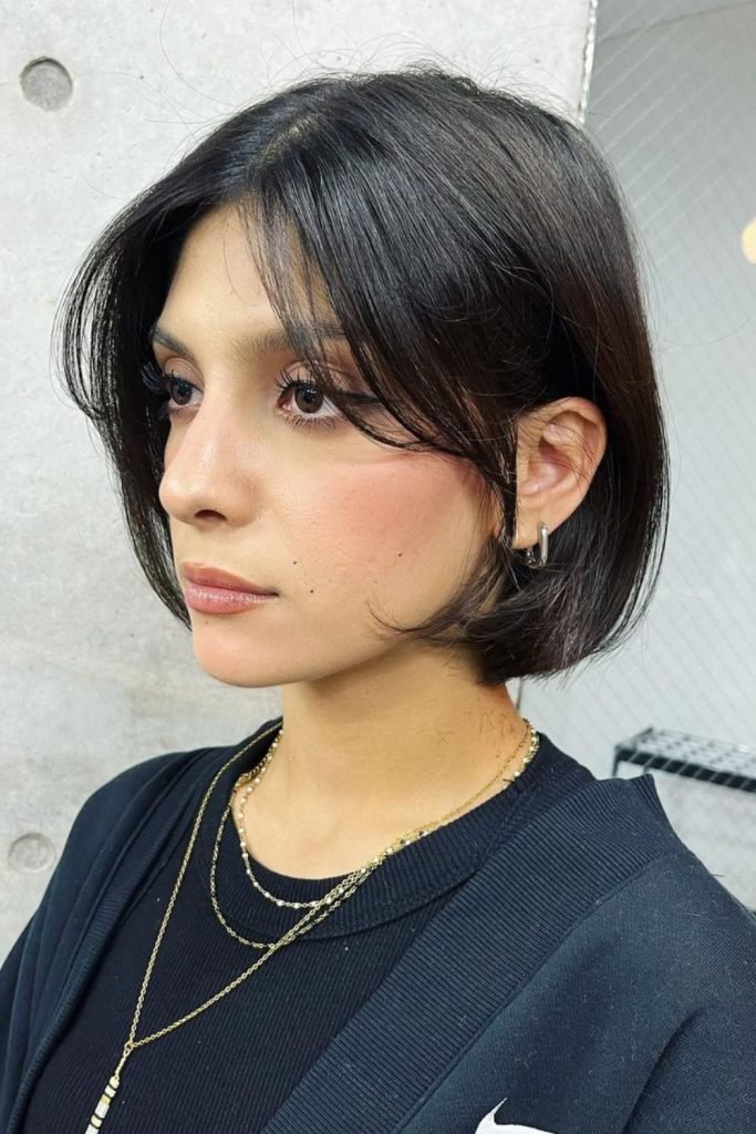 Blunt Bangs with Bob