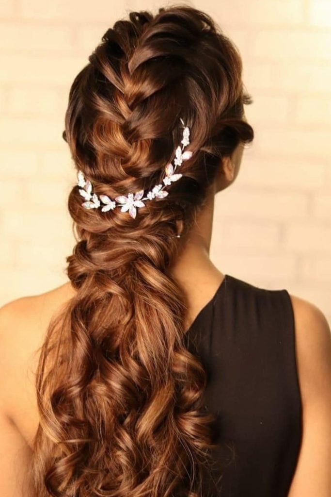 Floral Greek Braids Hairstyle