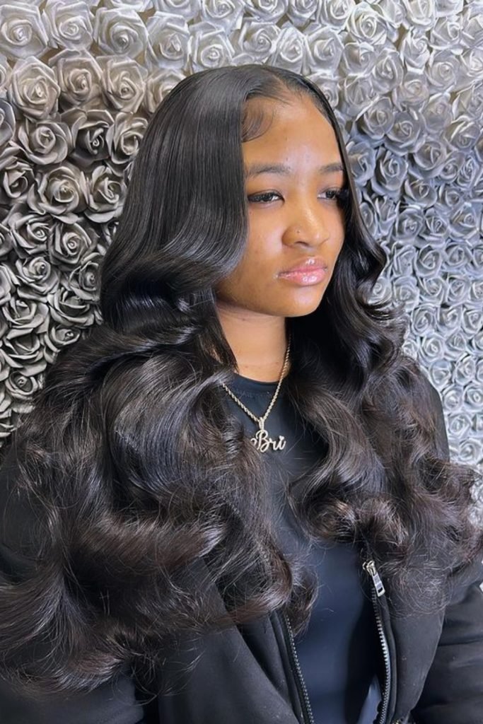 Glossy Hollywood Waves