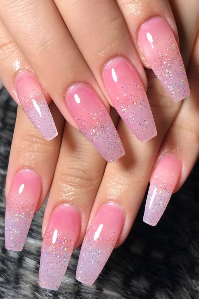 Natural Pink Confetti Design