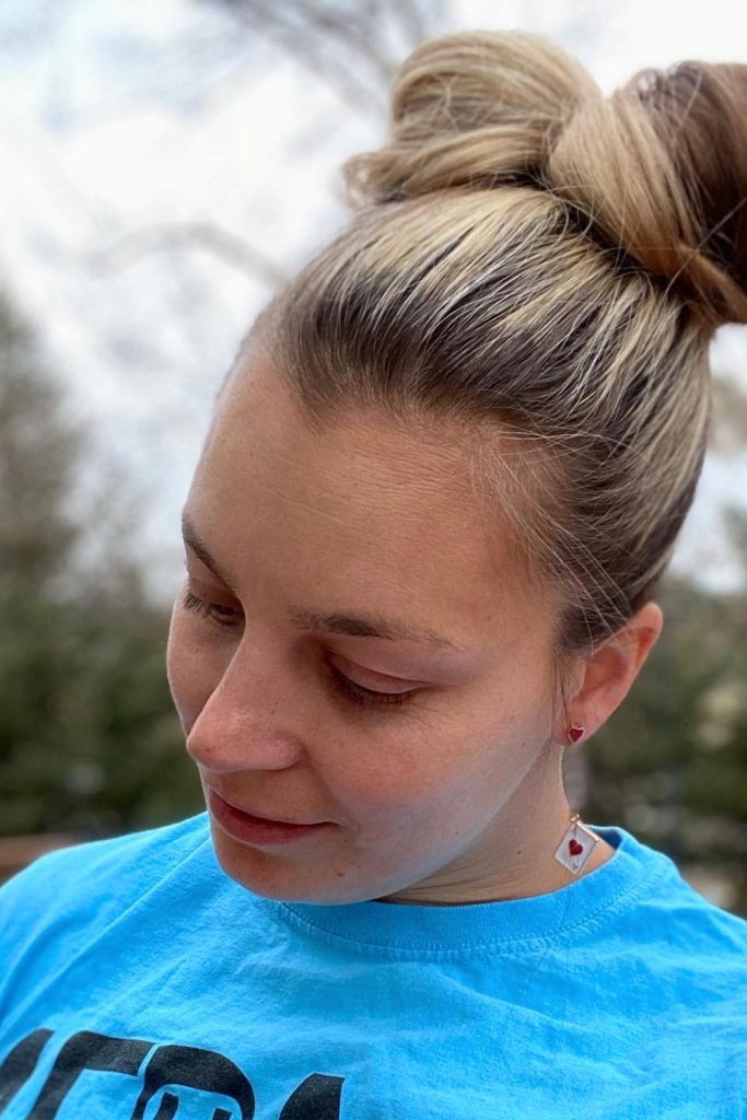 Simplistic Top Knot Hairstyle