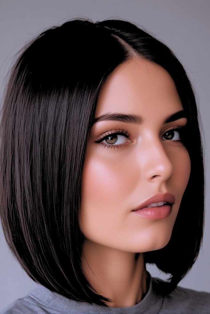 Sleek Long Bob Hairstyle