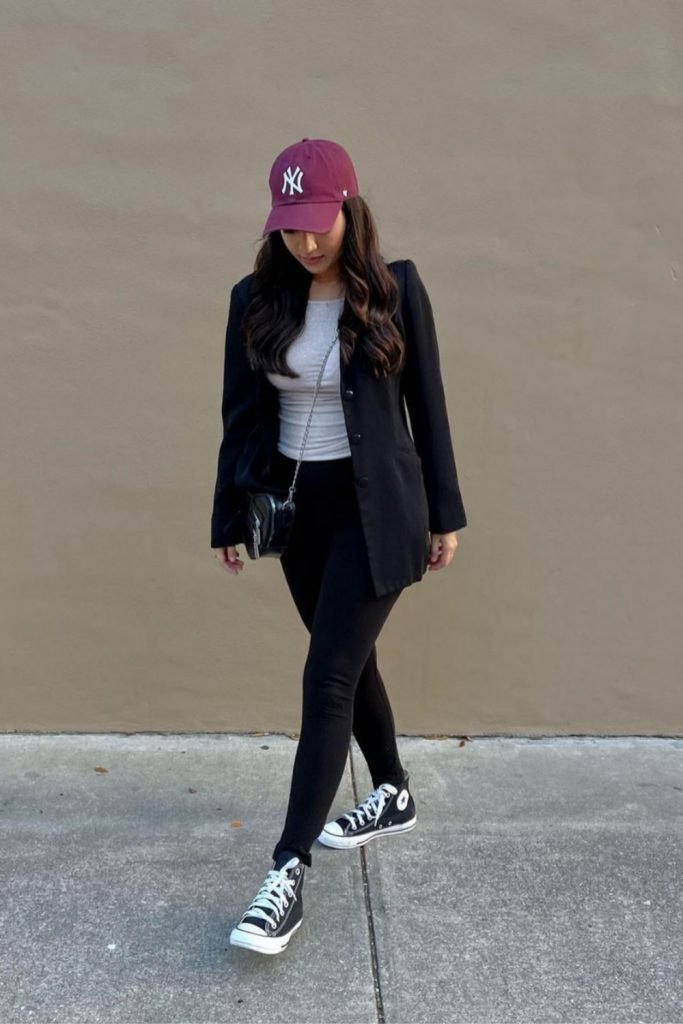 Sporty Chic Museum Look