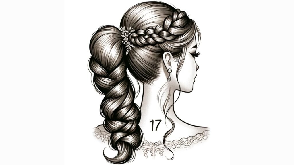 Twisted Low Ponytail Look 17