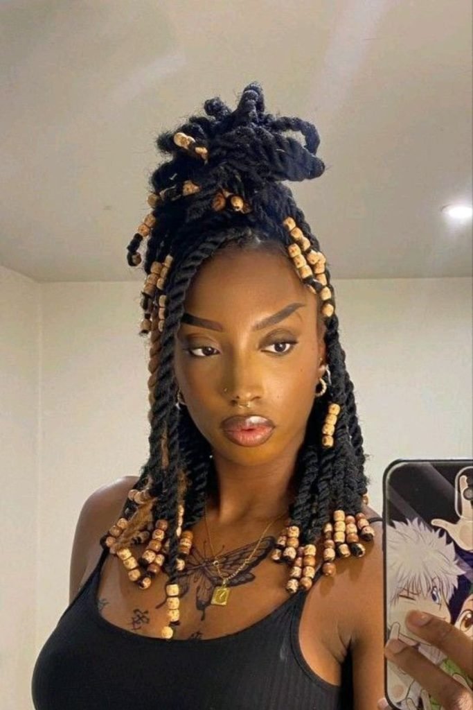 18.Locs with Beaded Bliss