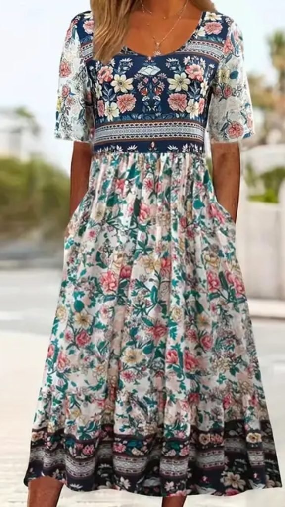 Bohemian Style Maxi Dress