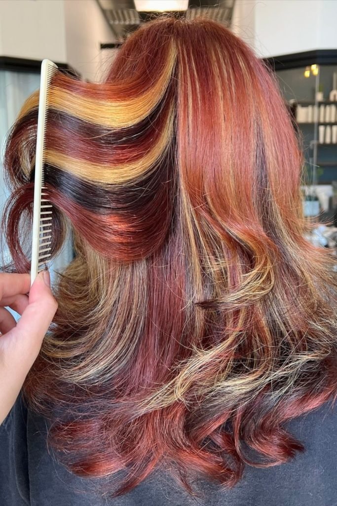 Bold Sunset Streaks