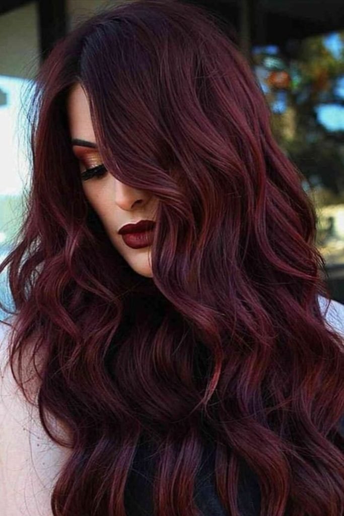 Dark Red Hair