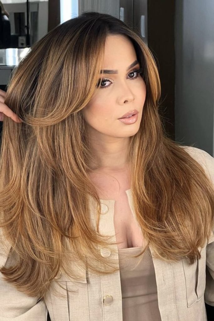 Honey Caramel Layers for Fox Haircut