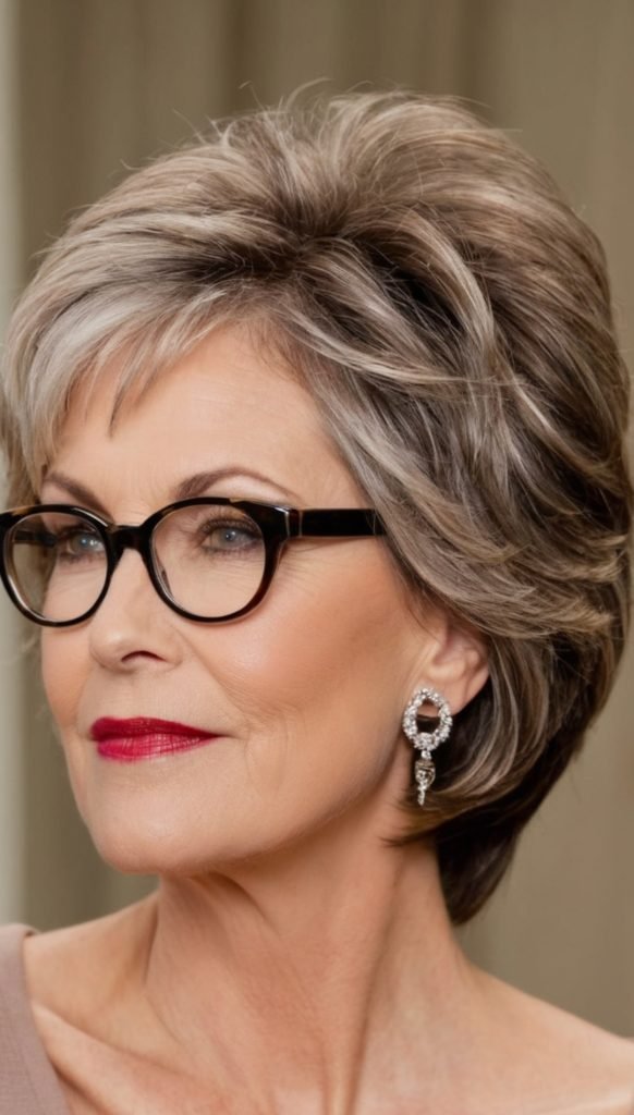 Swooping Layers Hairstyle