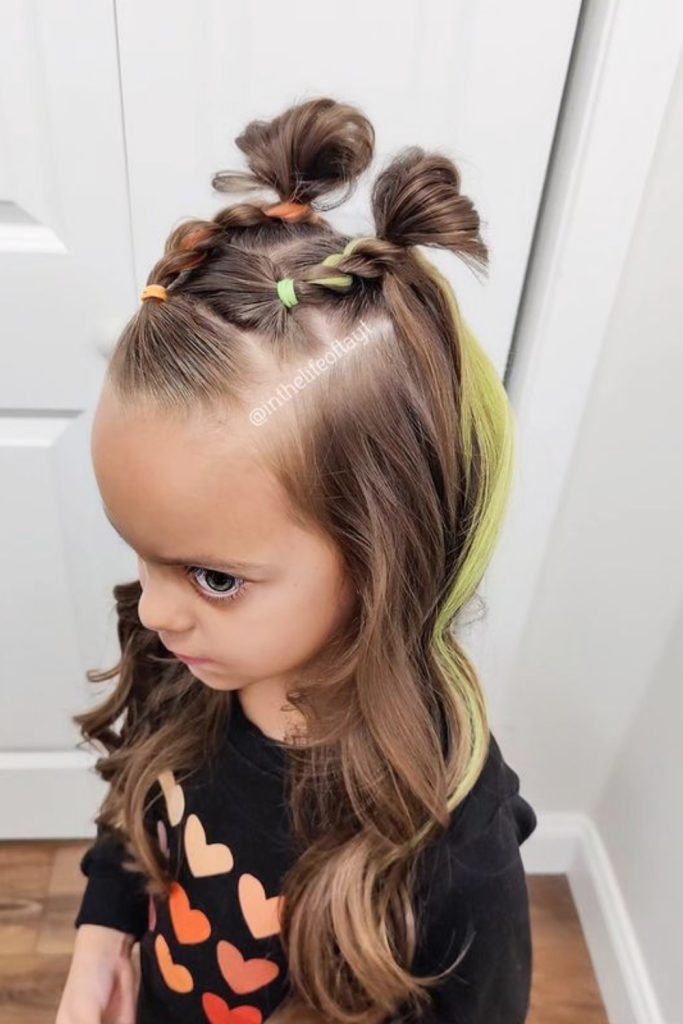 Twisted Space Buns