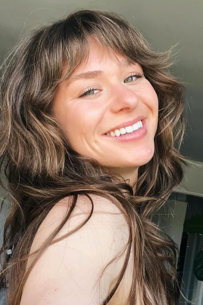 Carefree Tousled Shag Hairstyle