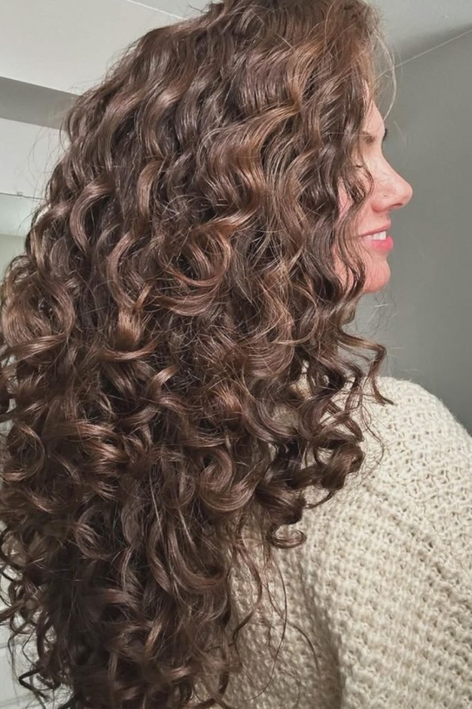 Cascading Cinnamon Curls