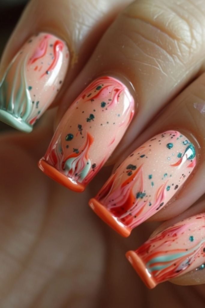 Floral Finesse Nail Design