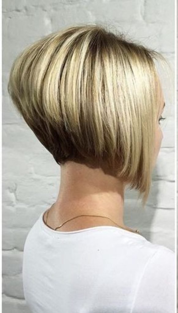 Low-Maintenance Stacked Bob Hairstyle