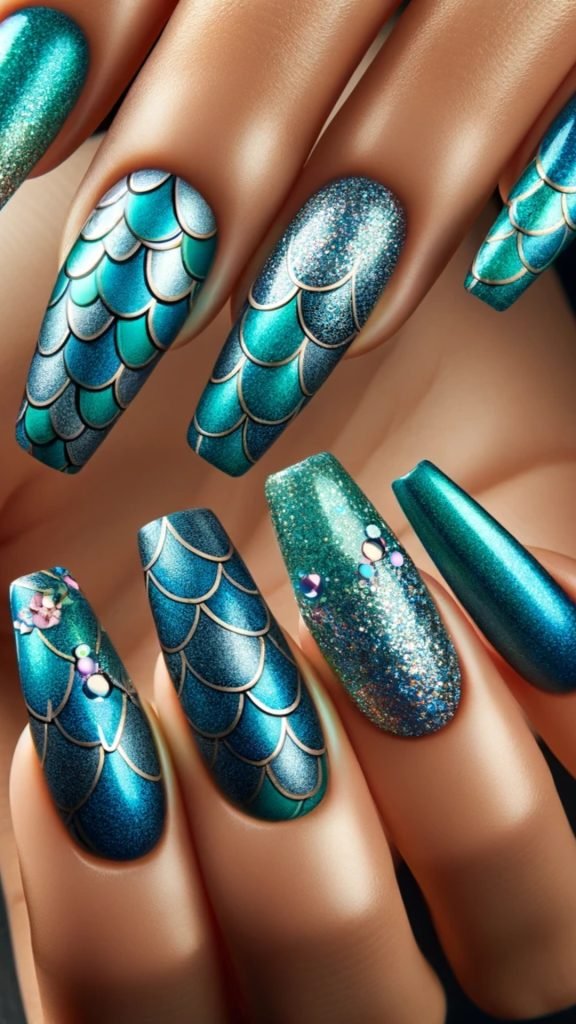 Mermaid Nails