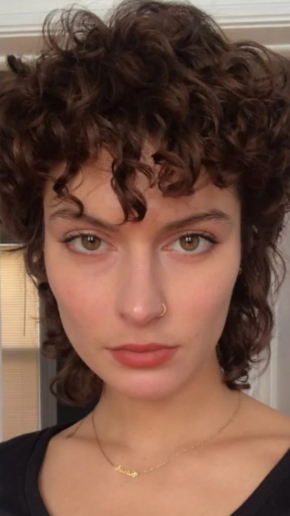 19. Mullet Cut with Spiral Perm