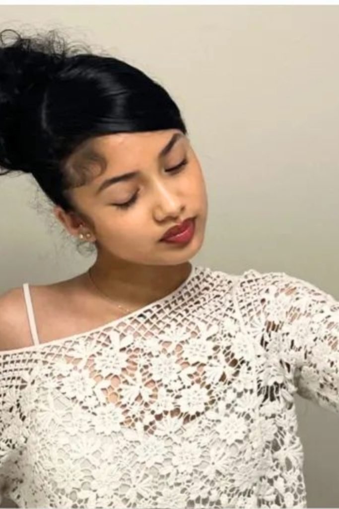 Sleek Bun with Baby Hair Detailing