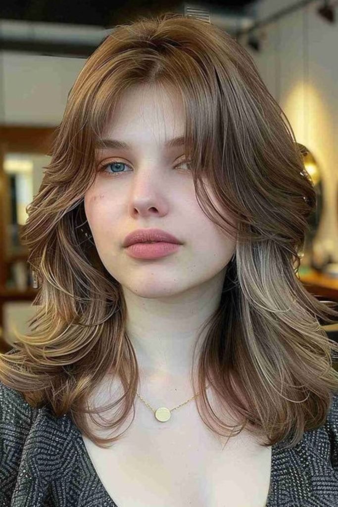 Soft Layered Waves Hairstyle