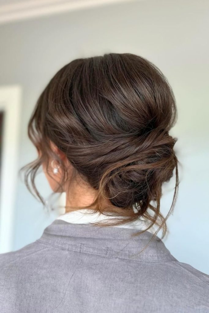 Twisted Elegance Updo Hairstyle