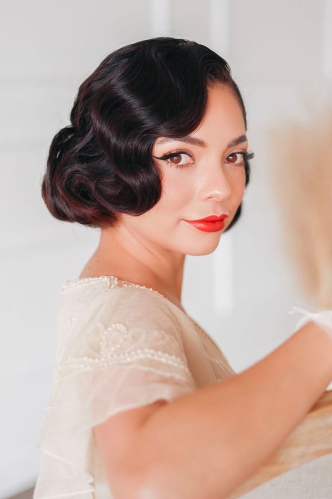 Vintage Finger Waves Hairstyle