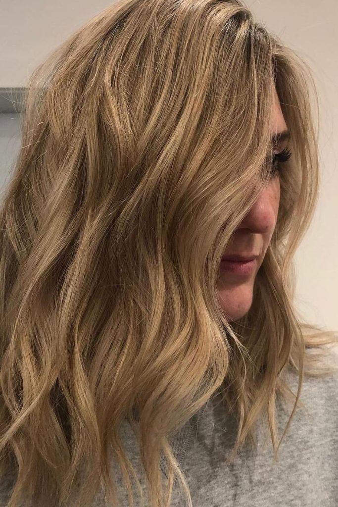 Wavy Lob with Highlights
