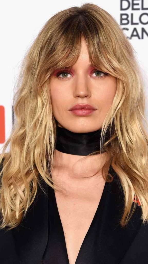 Blonde Bohemian Shag Hairstyle