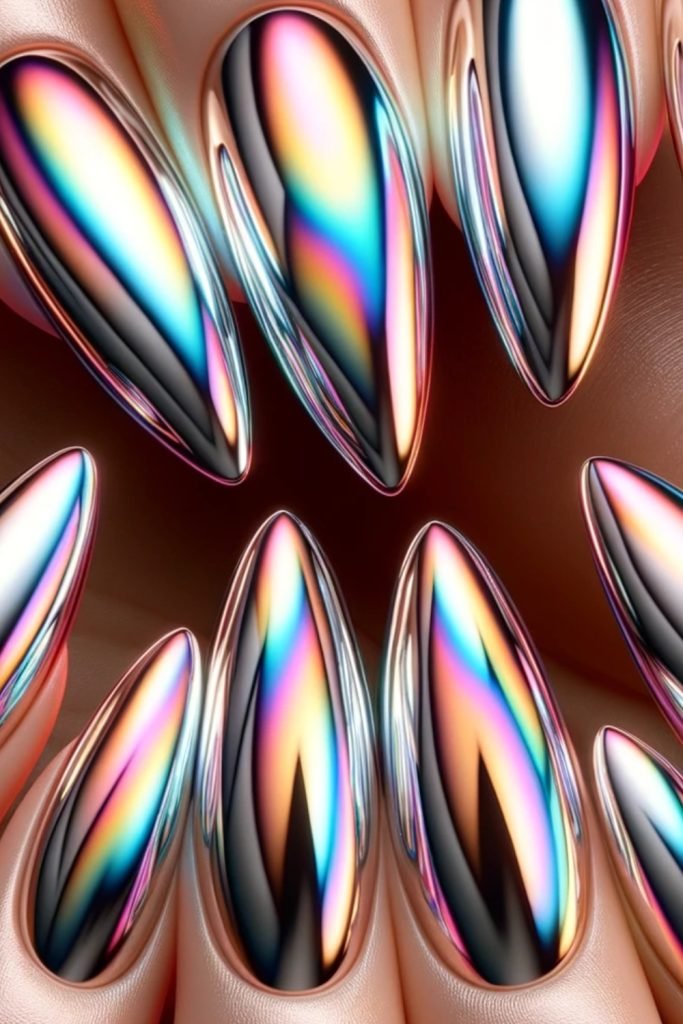 Chrome Mirage Nails